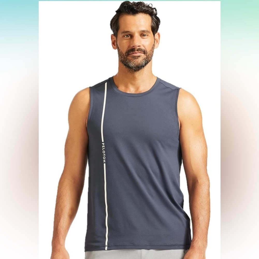 Peloton Striving Tank in Charcoal Grey